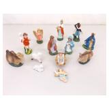 Lot of Misc Vintage Hummel, Nativity, Crystal, etc Figurines Lot of Misc Vintage Hummel, Nativity, Crystal, etc Figurines