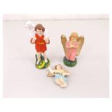 Lot of Misc Vintage Hummel, Nativity, Crystal, etc Figurines Lot of Misc Vintage Hummel, Nativity, Crystal, etc Figurines