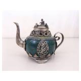 Lot of Antique Stone Teapots, Bamboo Umbrella, and Other Asian Decor Lot of Antique Stone Teapots, Bamboo Umbrella, and Other Asian Decor