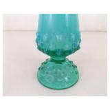 3 Vintage Fenton Vases and Basket 3 Vintage Fenton Vases and Basket