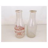 Lot of 2 Vintage, VERY collectible One Quart Milk Jugs Lot of 2 Vintage, VERY collectible One Quart Milk Jugs