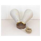 Lot of 3 Mid Century Modern Lighting Fixtures and Desk Lamp Lot of 3 Mid Century Modern Lighting Fixtures and Desk Lamp
