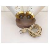 Lot of 3 Mid Century Modern Lighting Fixtures and Desk Lamp Lot of 3 Mid Century Modern Lighting Fixtures and Desk Lamp