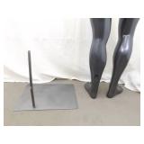 Lot of 3 - 44" Waist Mannequins w/One On a Stand Lot of 3 - 44" Waist Mannequins w/One On a Stand