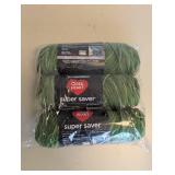 RED HEART SUPER SAVER YARN 3PK. RED HEART SUPER SAVER YARN 3PK.