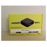 NEW ONN GOOGLE TV 4K PRO STREAMING DEVICE NEW ONN GOOGLE TV 4K PRO STREAMING DEVICE