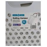HOME LOGIC ROLLING HAMPER WITH HANDLE HOME LOGIC ROLLING HAMPER WITH HANDLE