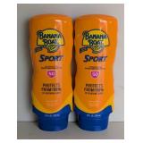 (2) BANANA BOAT SPORT SUNSCREEN 50+ (2) BANANA BOAT SPORT SUNSCREEN 50+