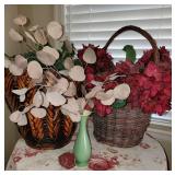 Red Wing 1509 Bud Vase with Basket Décor