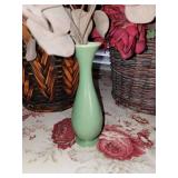 Red Wing 1509 Bud Vase with Basket Décor