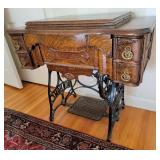 Antique New Home Treadle Sewing Machine
