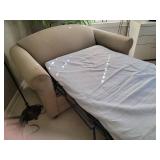 Stearns and Foster Sleeper Loveseat, as