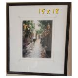 Framed Photo Print Italy by Zeny Cieslikowski