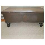 Antique Caswell Runyan Cedar Chest Trunk