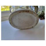 Elegant Leaf and Butterfly Cache pot