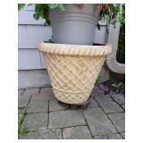 Outdoor Patio Lattice Planter with Greenery