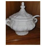 Nagae White Ceramic Electric Heated Soup Tureen