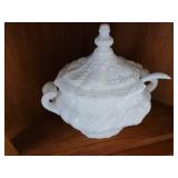Nagae White Ceramic Electric Heated Soup Tureen