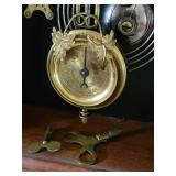 Antique Gilbert Mantel Clock with Keys