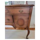 Antique Mirrored Sideboard Buffet Server
