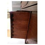 Antique Mirrored Sideboard Buffet Server