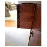 Antique Mirrored Sideboard Buffet Server