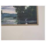 Framed Landscape Impressionist Artwork signed Richards