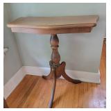 Tri Foot Pedestal Side Table