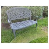 Ornate Heavy Patio Loveseat Bench