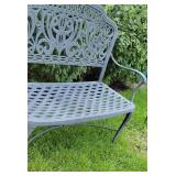 Ornate Heavy Patio Loveseat Bench