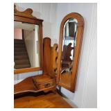 Antique Triple Mirror Dresser