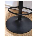 Gray Diamond Quilted Telescoping Bar Stool