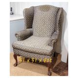 Pawfoot Wingback Arm Chair, as