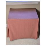 Linen Covered Side Table