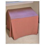 Linen Covered Side Table