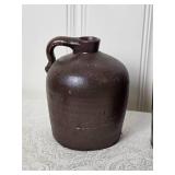 Rustic Antique Earthenware Jug Pair