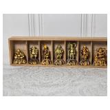 Fantastic Vintage Japanese Figurines - Sevem Lucky Gods - Shichifukujin