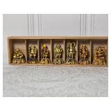Fantastic Vintage Japanese Figurines - Sevem Lucky Gods - Shichifukujin