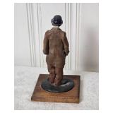 Charming Vintage Sculpted Figurine - Old Clown