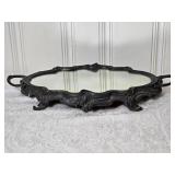 Baroque Vintage Rococo Mirrored Display Tray