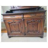 Breathtaking Antique Louis XV Mahogany Dressing Table / Vanity