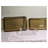 Vintage Pyrex Glass Casserole Dish Collection - (3)