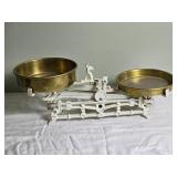 Amazing Vintage Brass Balance Scale