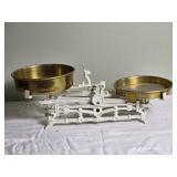Amazing Vintage Brass Balance Scale