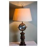 Brilliant Vintage Barometer Table Lamp