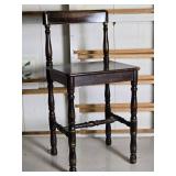 sweet petite hand decorated vintage telephone table and chair