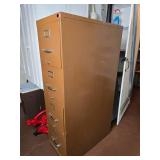 Classic 4-Drawer Aluminum Filing Cabinet