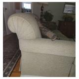 Sherrill Celery Green 3 Cushion Sofa Couch
