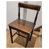 sweet petite hand decorated vintage telephone table and chair