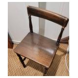 sweet petite hand decorated vintage telephone table and chair